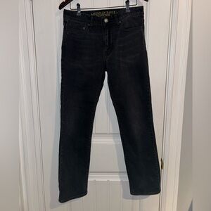 American Eagle Outfitters Black Straight Leg Jeans